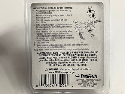 Deka 31096 Zinc Plated Top Post Battery Terminal, Lead Free - 1 To 6 Gauge