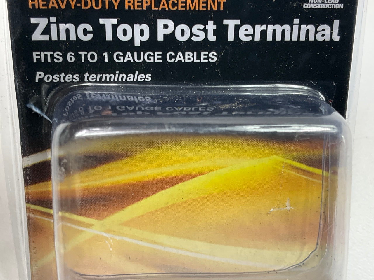 Deka 31096 Zinc Plated Top Post Battery Terminal, Lead Free - 1 To 6 Gauge