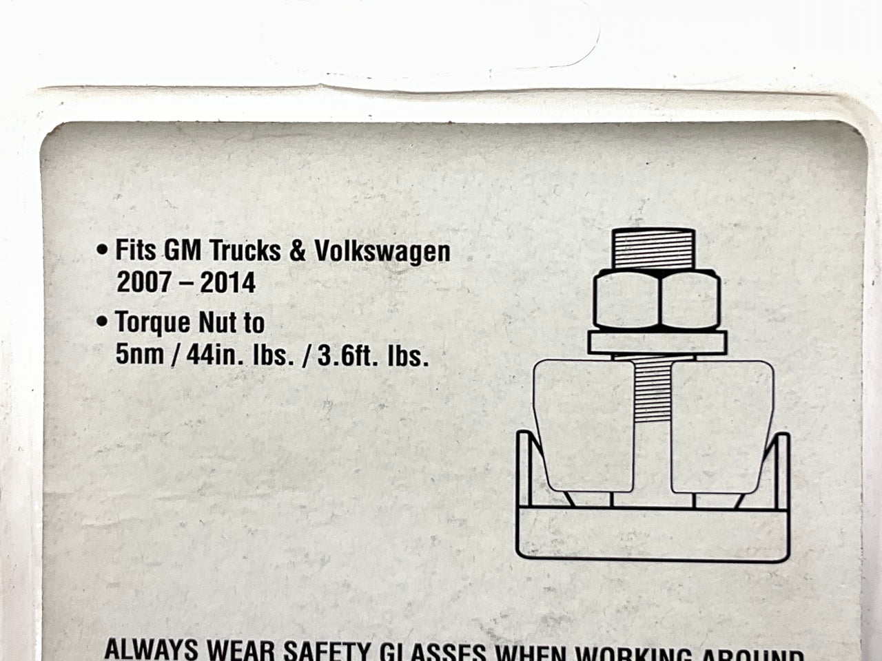 Deka 31184  2 Battery T-Bolt Cable Terminal Connectors With Nuts & Washers