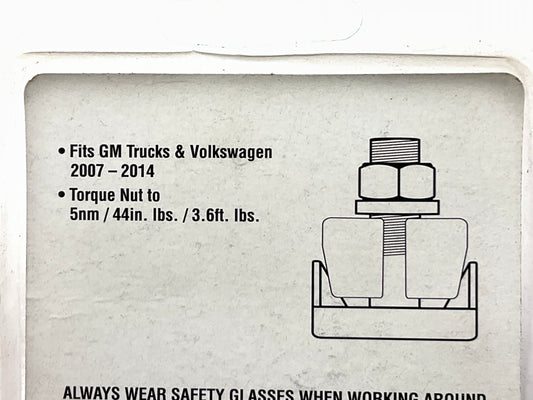 Deka 31184  2 Battery T-Bolt Cable Terminal Connectors With Nuts & Washers
