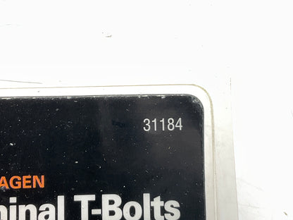 Deka 31184  2 Battery T-Bolt Cable Terminal Connectors With Nuts & Washers