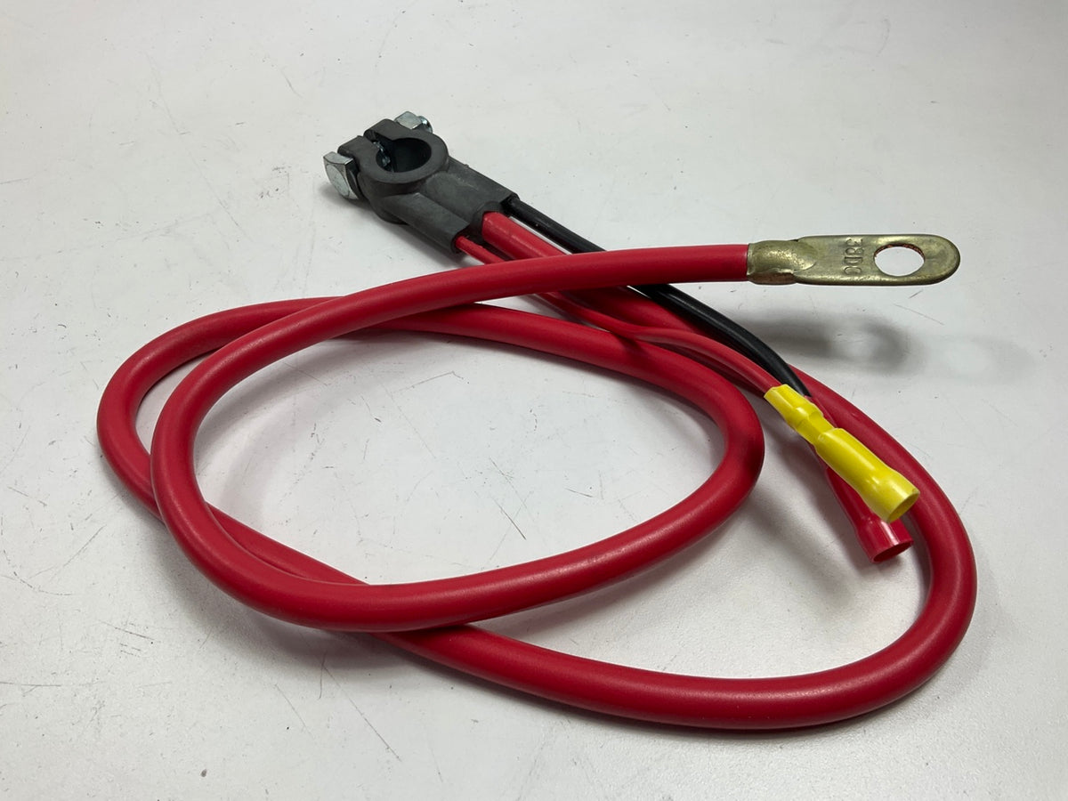 Deka 38-DC Red Post Terminal Battery Cable 2 Gauge, 38'' Long, Two Leads