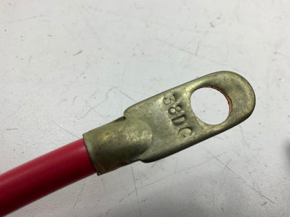 Deka 38-DC Red Post Terminal Battery Cable 2 Gauge, 38'' Long, Two Leads