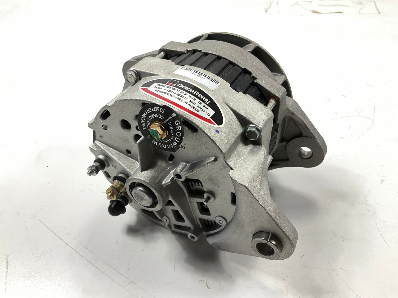 REMAN. Delco-Remy 10459037 Alternator 21SI, 130 Amps