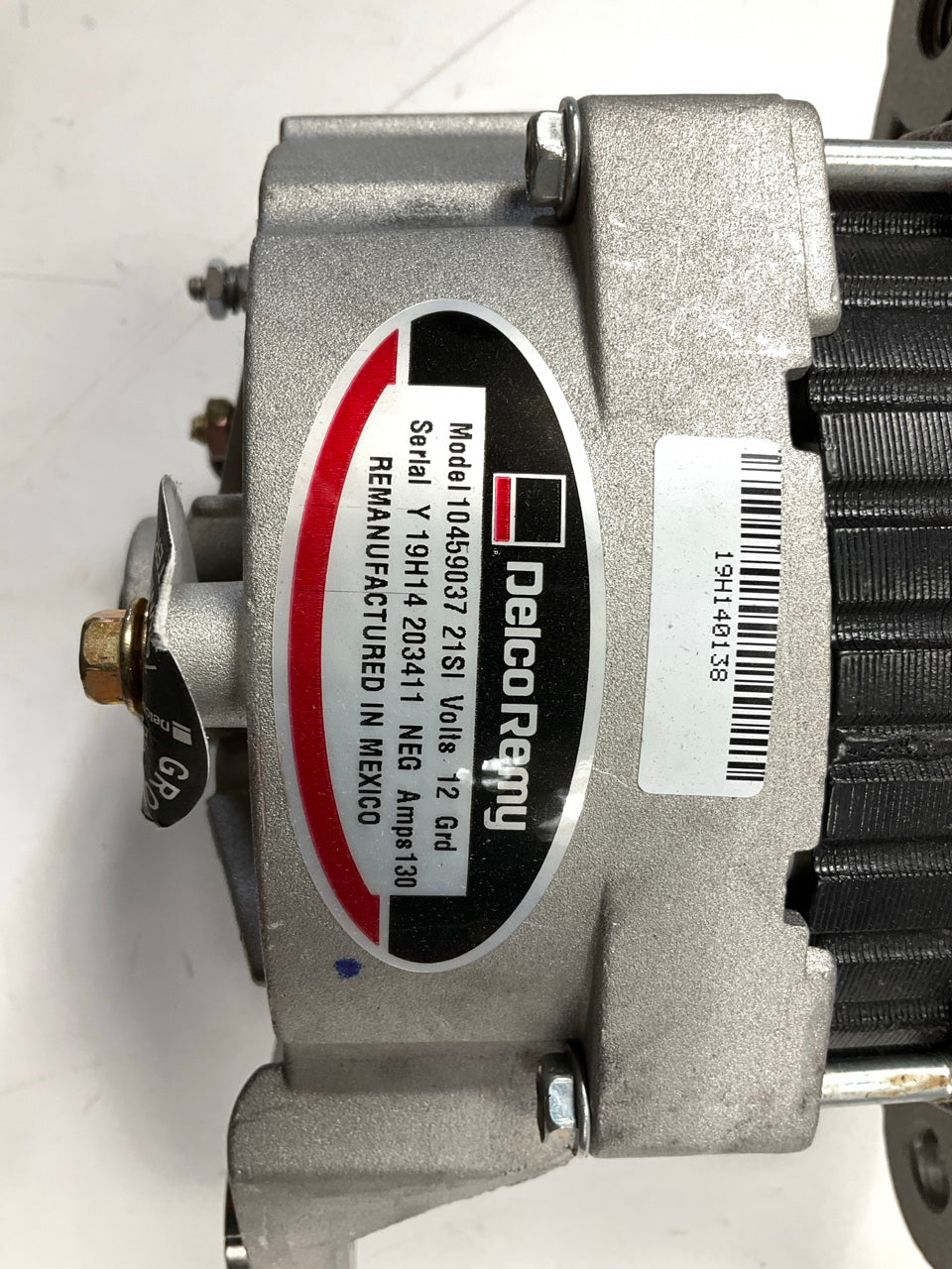 REMAN. Delco-Remy 10459037 Alternator 21SI, 130 Amps