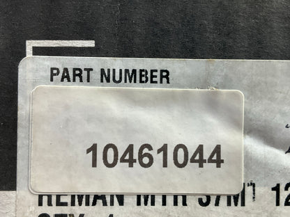 REMAN. Delco-Remy 10461044 Starter - Delco 37MT, 12 Volt, 10 Teeth