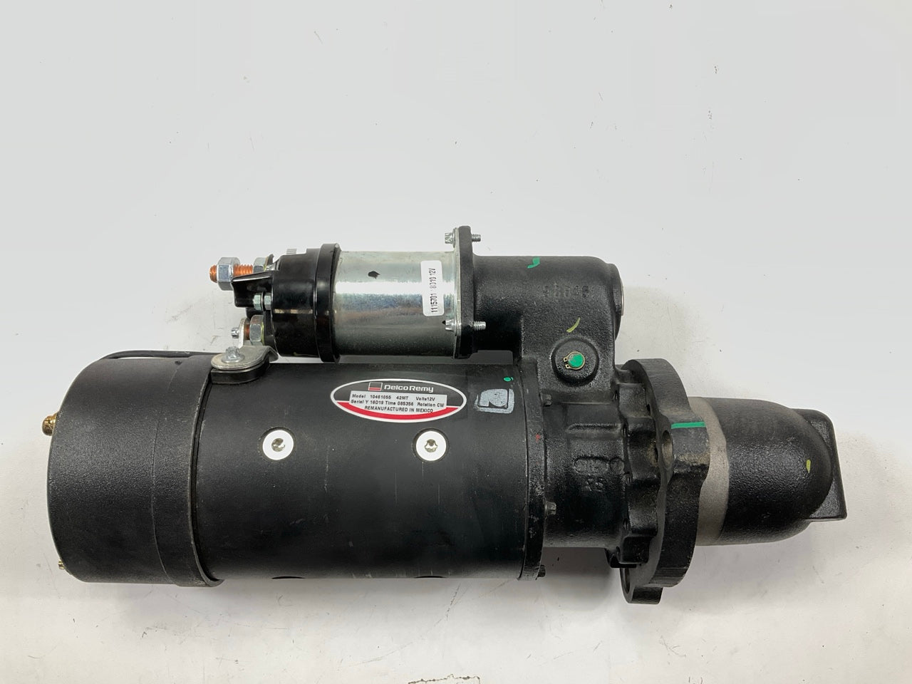 REMAN. Delco-remy 10461055 Starter Motor, 42MT 12 Volt, SAE 3 Mount, 11 Tooth