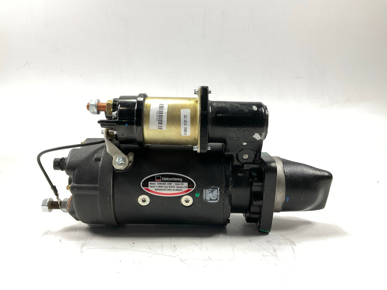 REMAN. Delco-remy 10461209 Starter Motor, 37MT 12V Volt