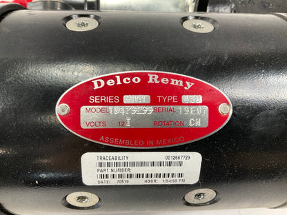 Delco-remy 10479299 Starter Motor, 41MT 12V Volt, SAE 1 Mount, 11 Tooth