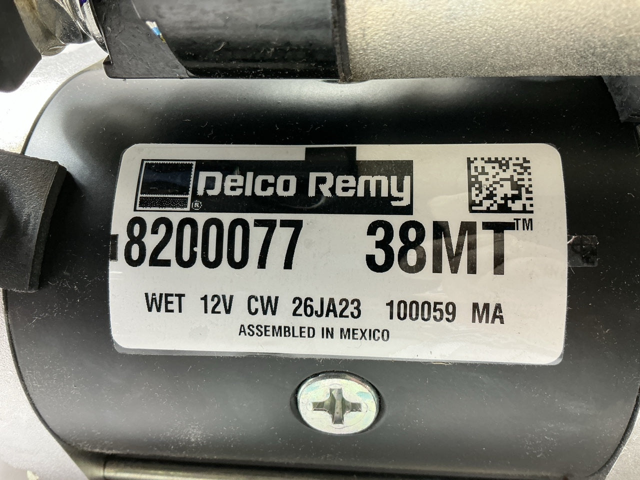 NEW - Delco-remy 8200077 Starter Motor, 38MT 12-Volt, 4.6KW