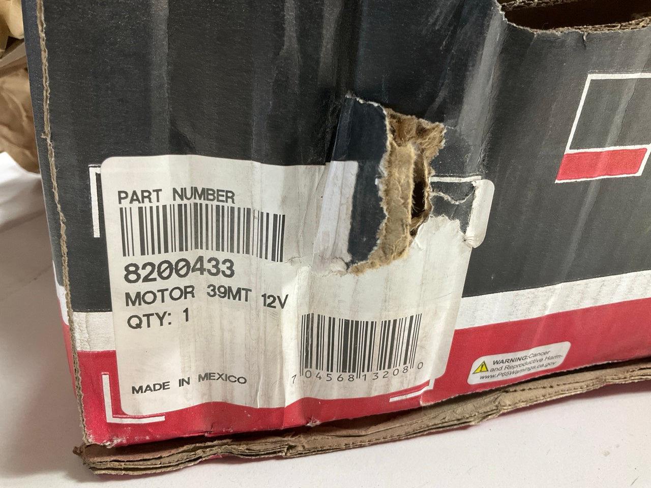 NEW Delco-remy 8200433 Starter 39MT, 12V