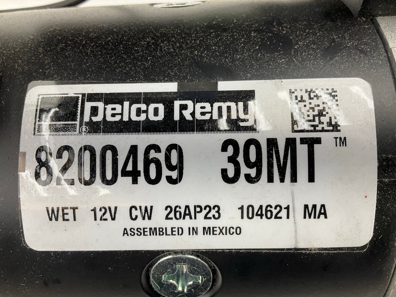 NEW - Delco-Remy 8200469 Starter Motor, 39MT 12-Volt, CW 7.2KW