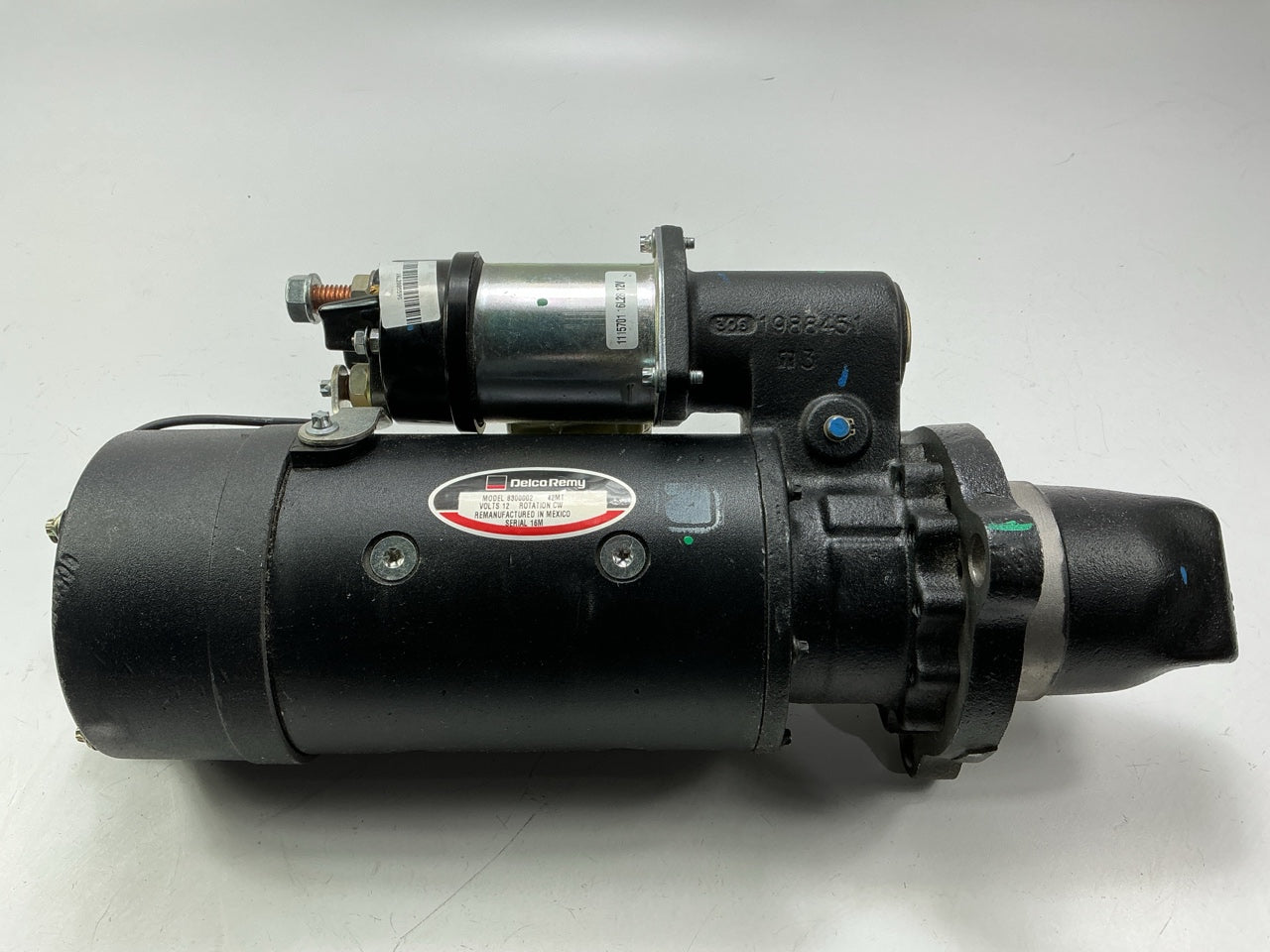 REMAN. Delco-remy 8300002 42MT Starter, 12 Volt, CW Rotation, 11 Tooth