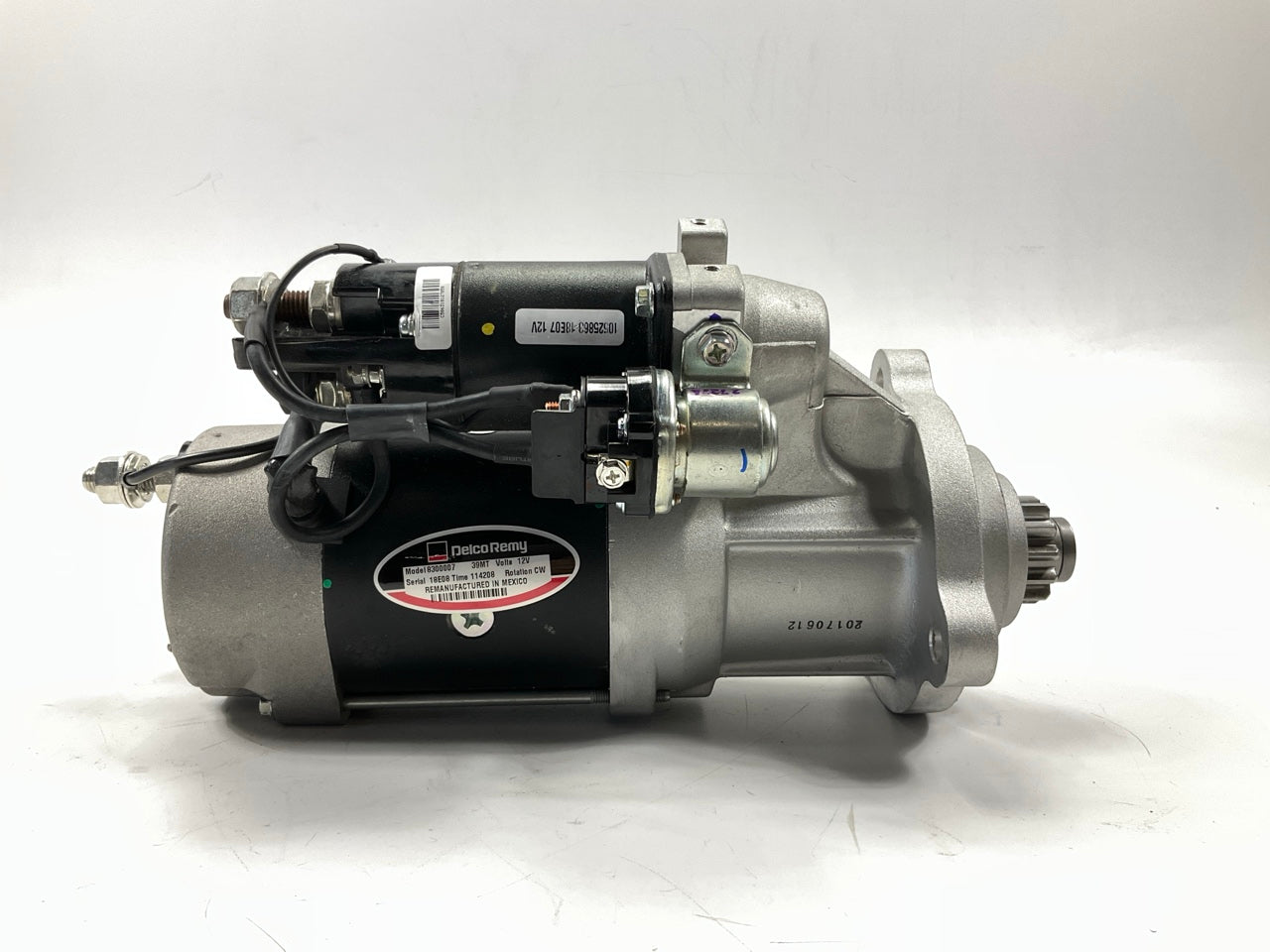 REMAN. Delco-remy 8300007 Starter Motor, 39MT 12V Volt, SAE 3 Mount, 12 Tooth