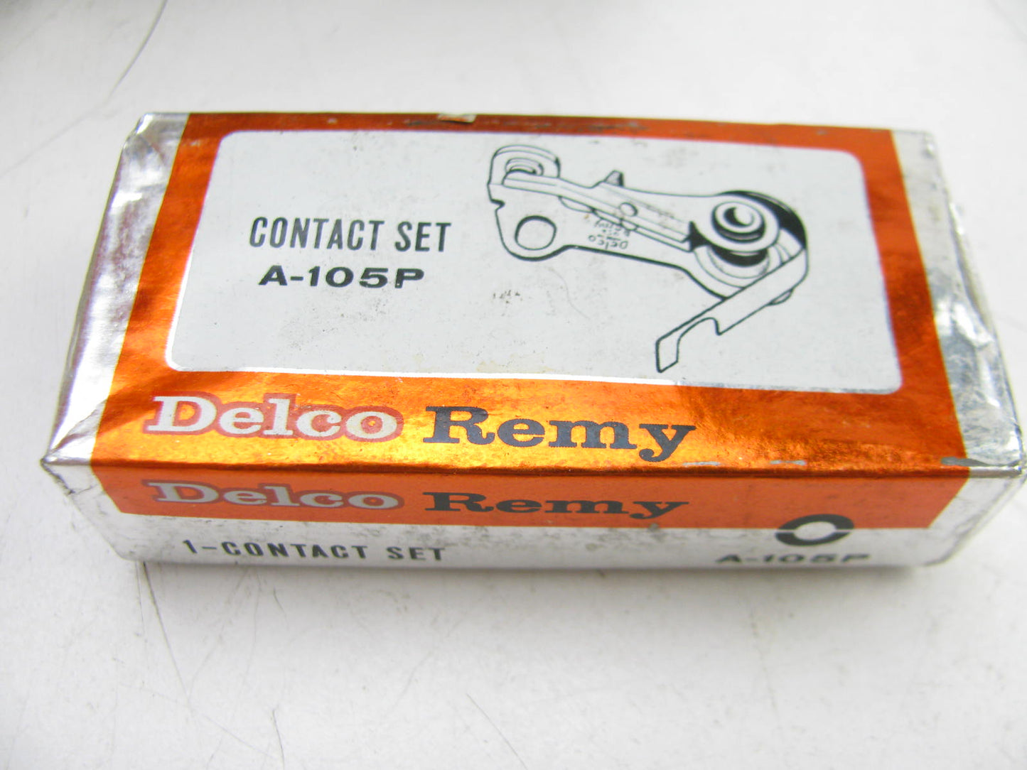 (10) VINTAGE - Delco-Remy A-105P Distributor Ignition Points Contact Set