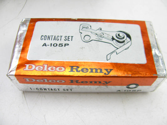 (10) VINTAGE - Delco-Remy A-105P Distributor Ignition Points Contact Set