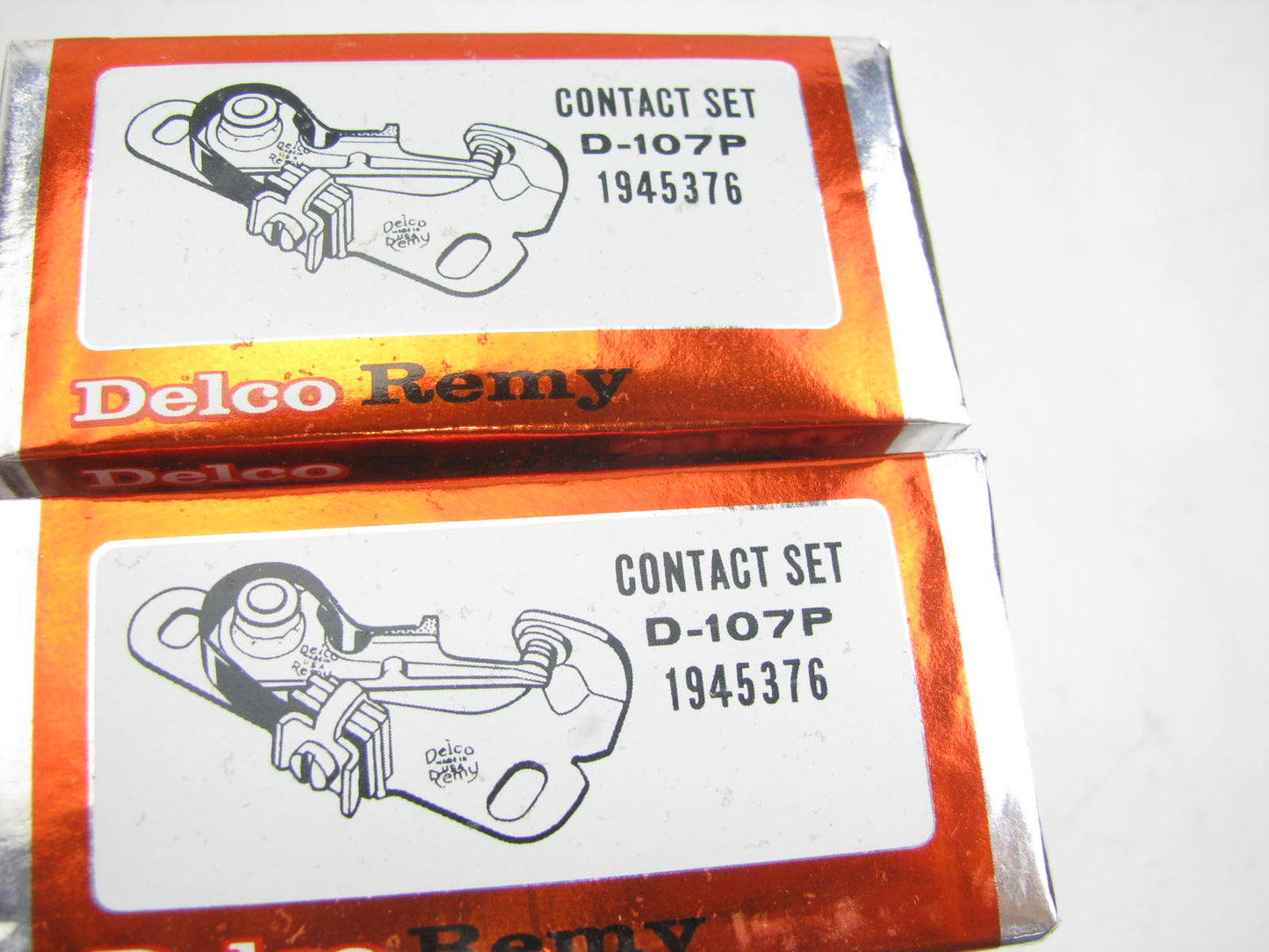 NOS - OEM GM Delco-remy D-107P Ignition Points For1960-1961 Corvair