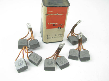 (10) Vintage Delco-Remy D-715 Alternator Brushes OEM GM 1906910