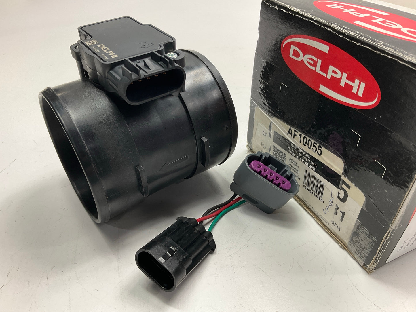 Delphi AF10055 MAF Mass Air Flow Sensor, Genuine OEM Part