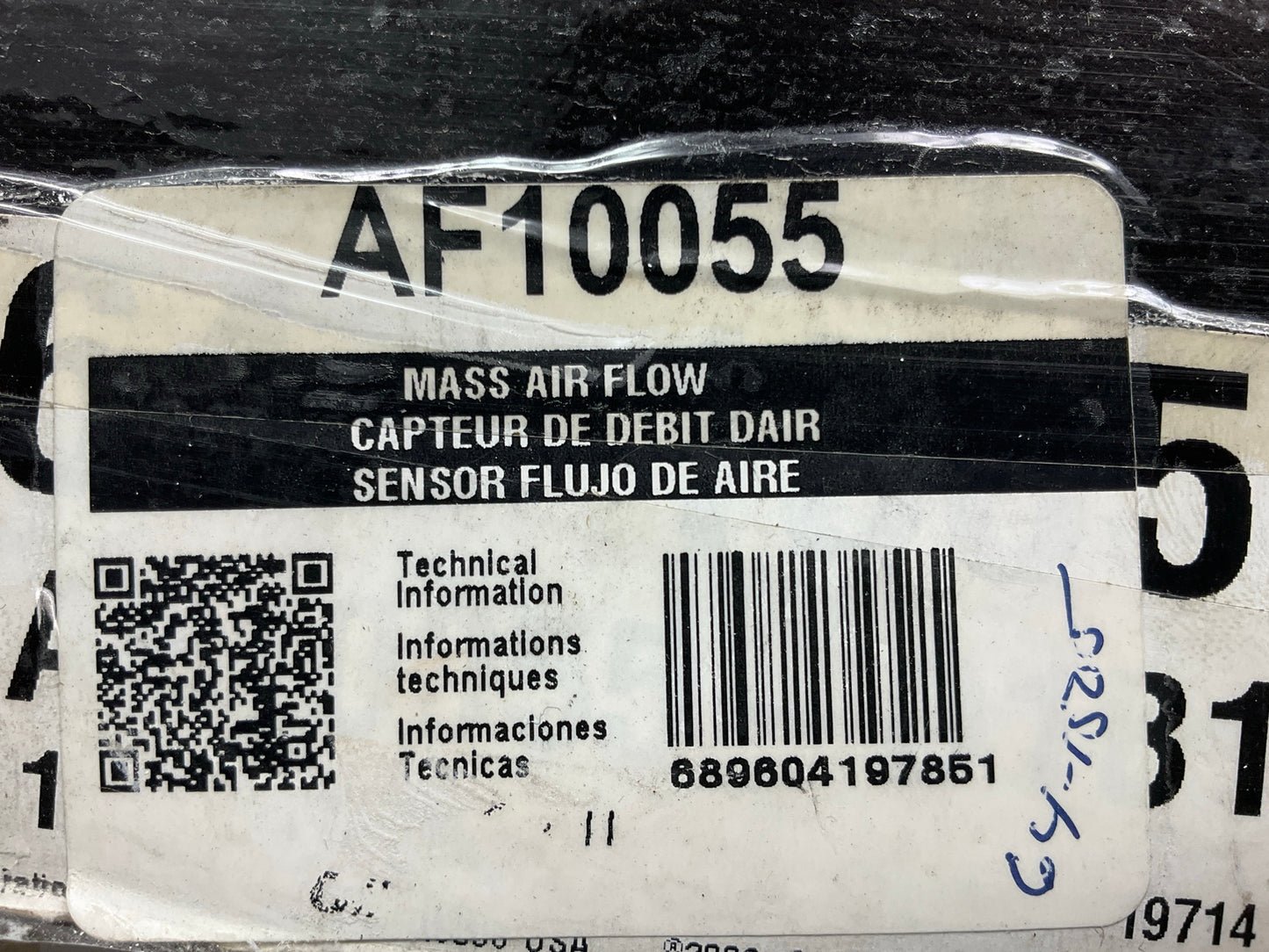 Delphi AF10055 MAF Mass Air Flow Sensor, Genuine OEM Part