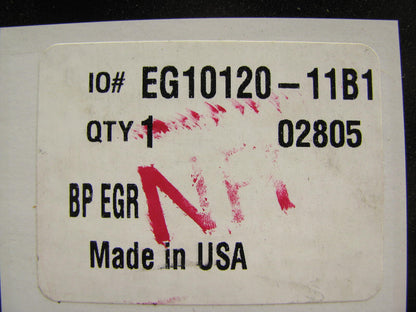 Delphi EG10120-11B1 EGR Valve 93 Chevy Astro 93 GMC Safari 262 4.3L - Exc Calif