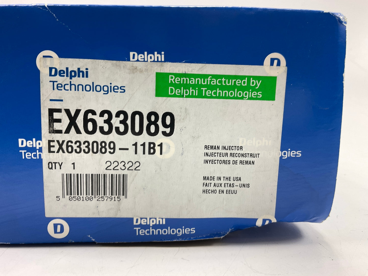 REMAN. Delphi EX633089 Fuel Injector For 2003-2004 Ford 6.0L-V8 Powerstroke