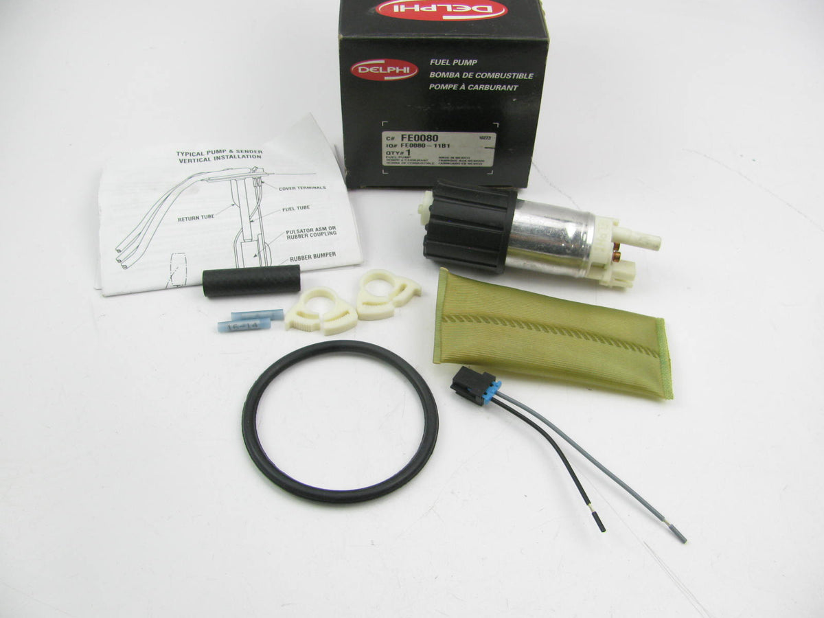 Delphi FE0080 Replacement In-Tank Electric Fuel Pump Kit