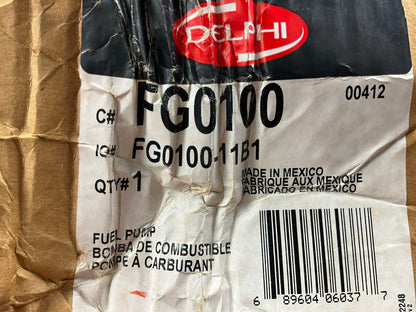 Delphi FG0100 Fuel Pump (with 55 Gallon Tank, With Cutaway Chassis)