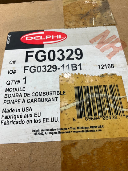 Delphi FG0329 Fuel Pump Module 2003 Chevrolet Express 6.0L 3500,  55 Gallon Tank