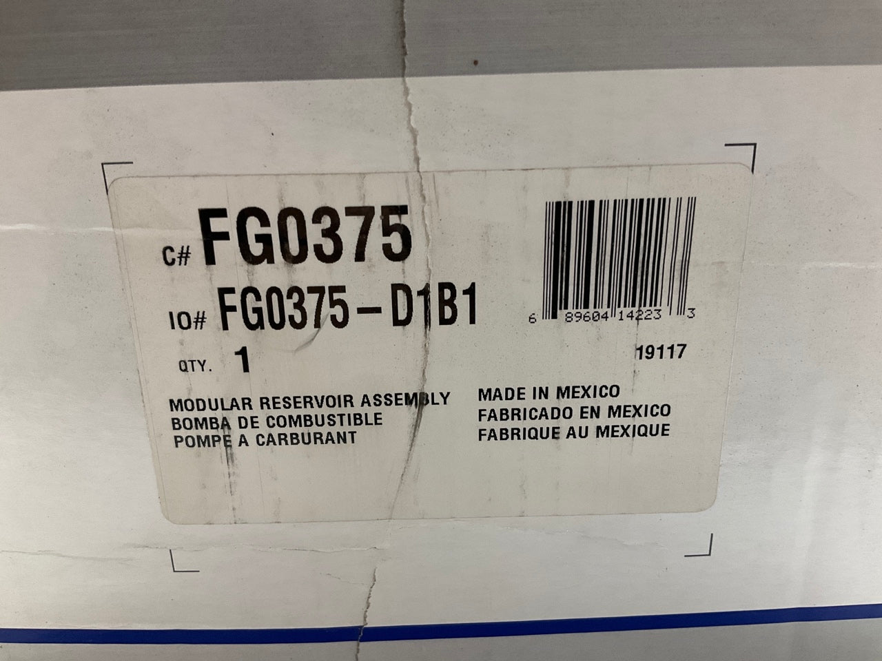 Incomplete, Comes As Shown - Delphi FG0375 Fuel Pump Module