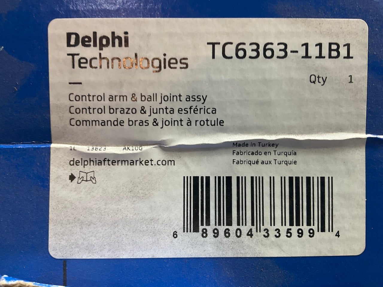 Delphi TC6363 Front Right Upper Control Arm