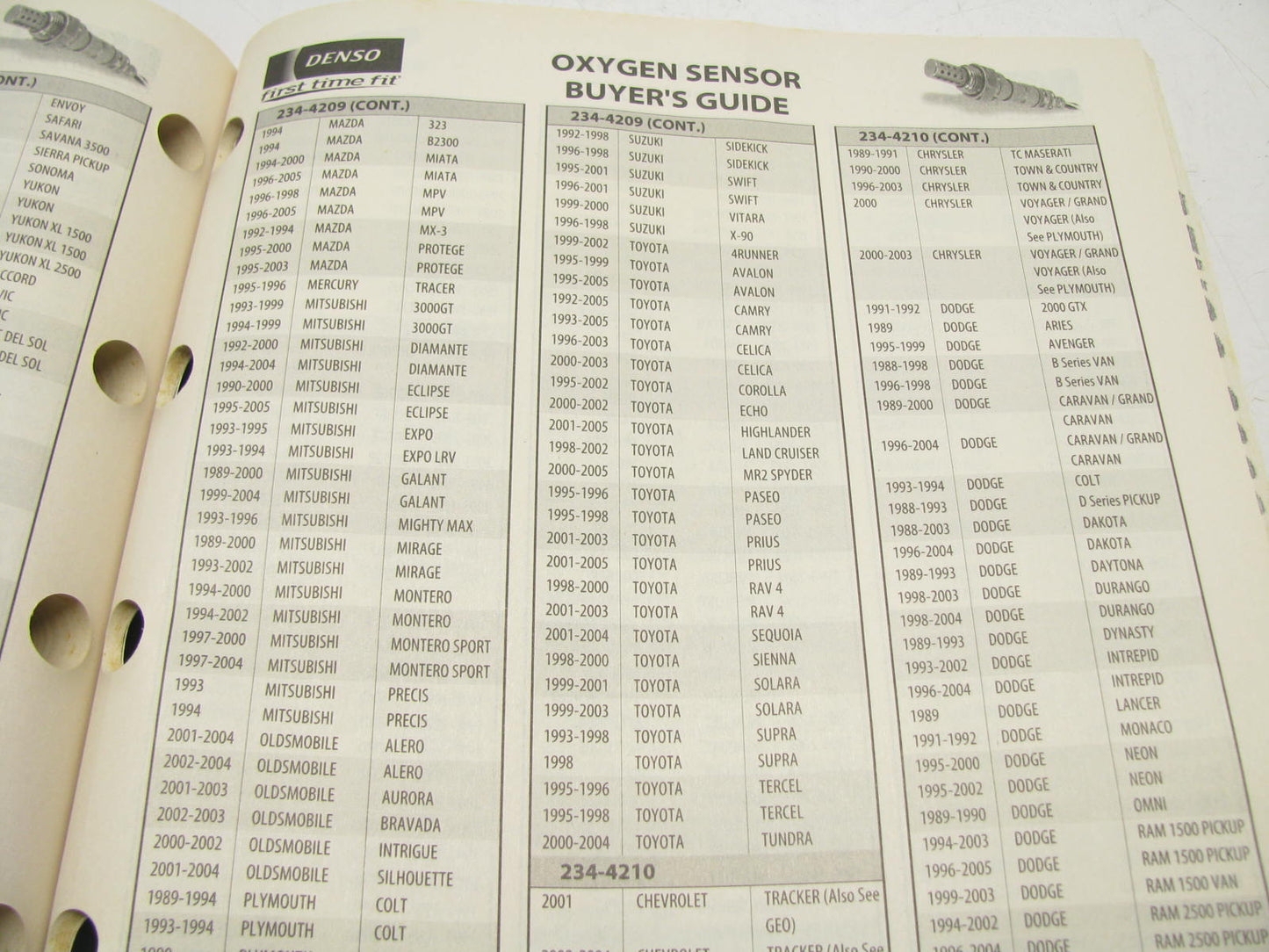 Denso 2006 Oxygen Sensor Automotive Catalog 2006 - 288 Pages