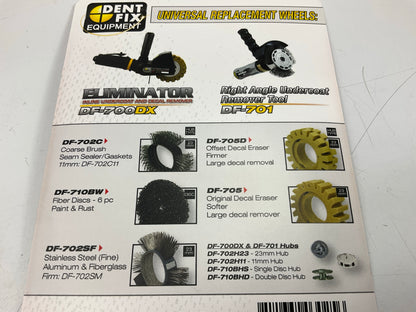 Dent Fix DF-705D Offset Style Decal Eraser Wheel