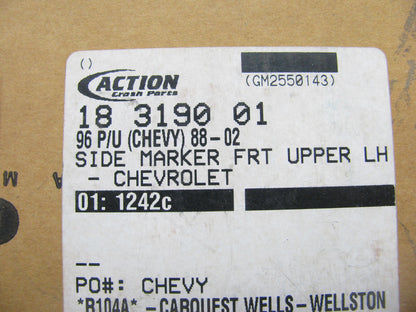 Depo 18-3190-01 FRONT LEFT UPPER Side Marker Reflector