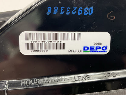 Depo 335-1603R-US Right Headlight Headlamp For 2002-06 Chevy Avalanche 1500 2500