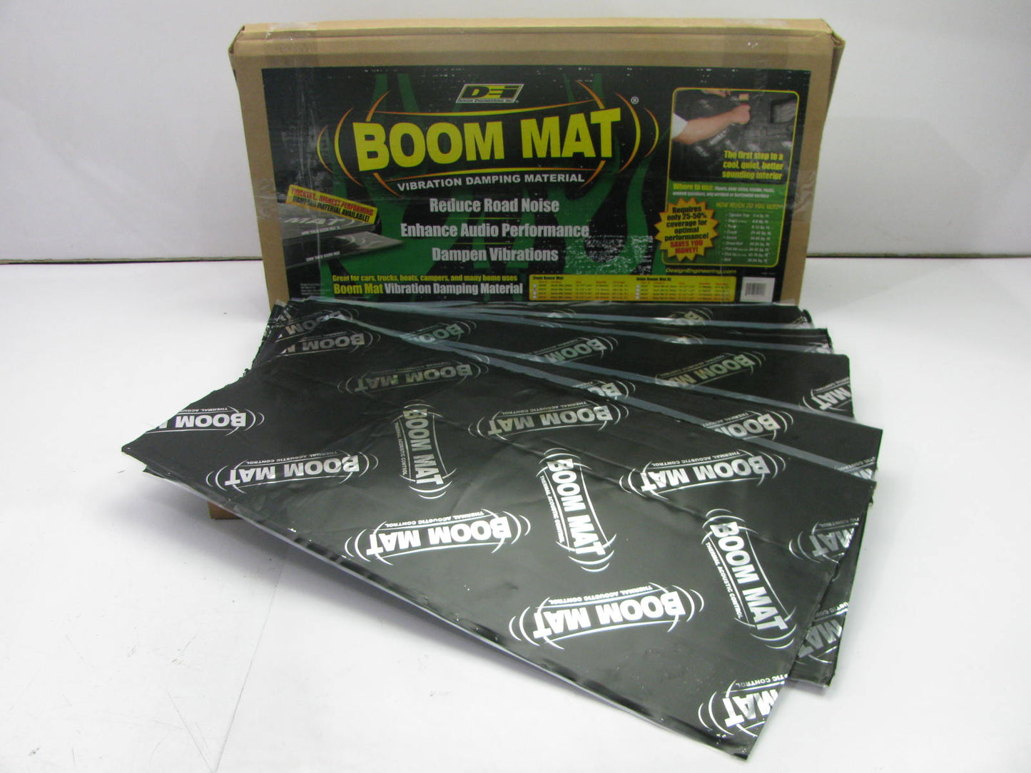 DEI 50210 Boom Mat Acoustic Sound Deadening Material 12'' X 23'' (10 Sheets)