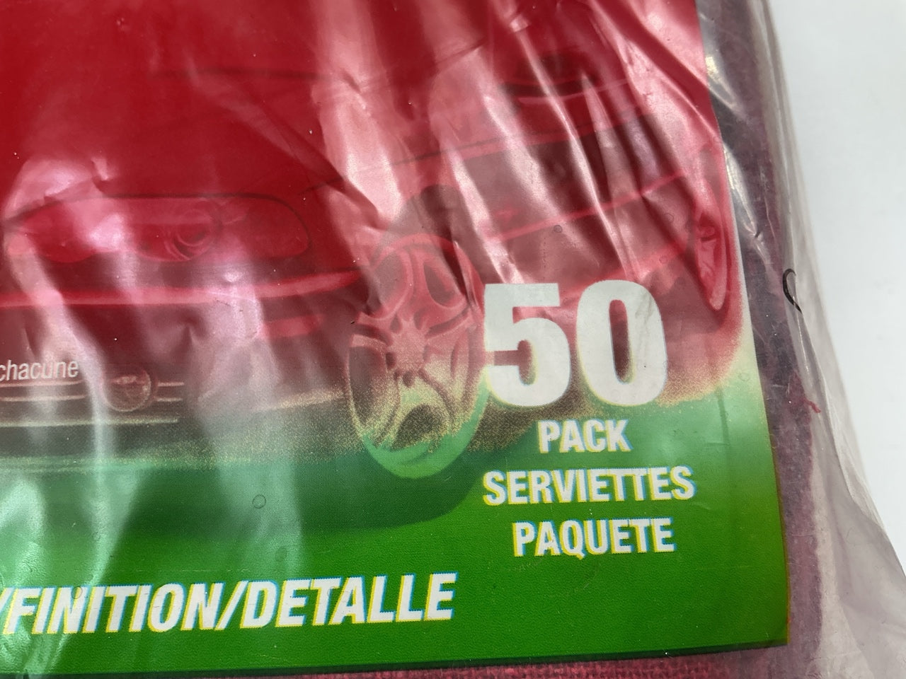 (50) Pack - Detailers 3-551T Cleaning Mechanic Shop Towels, 13'' X 14'', Cotton