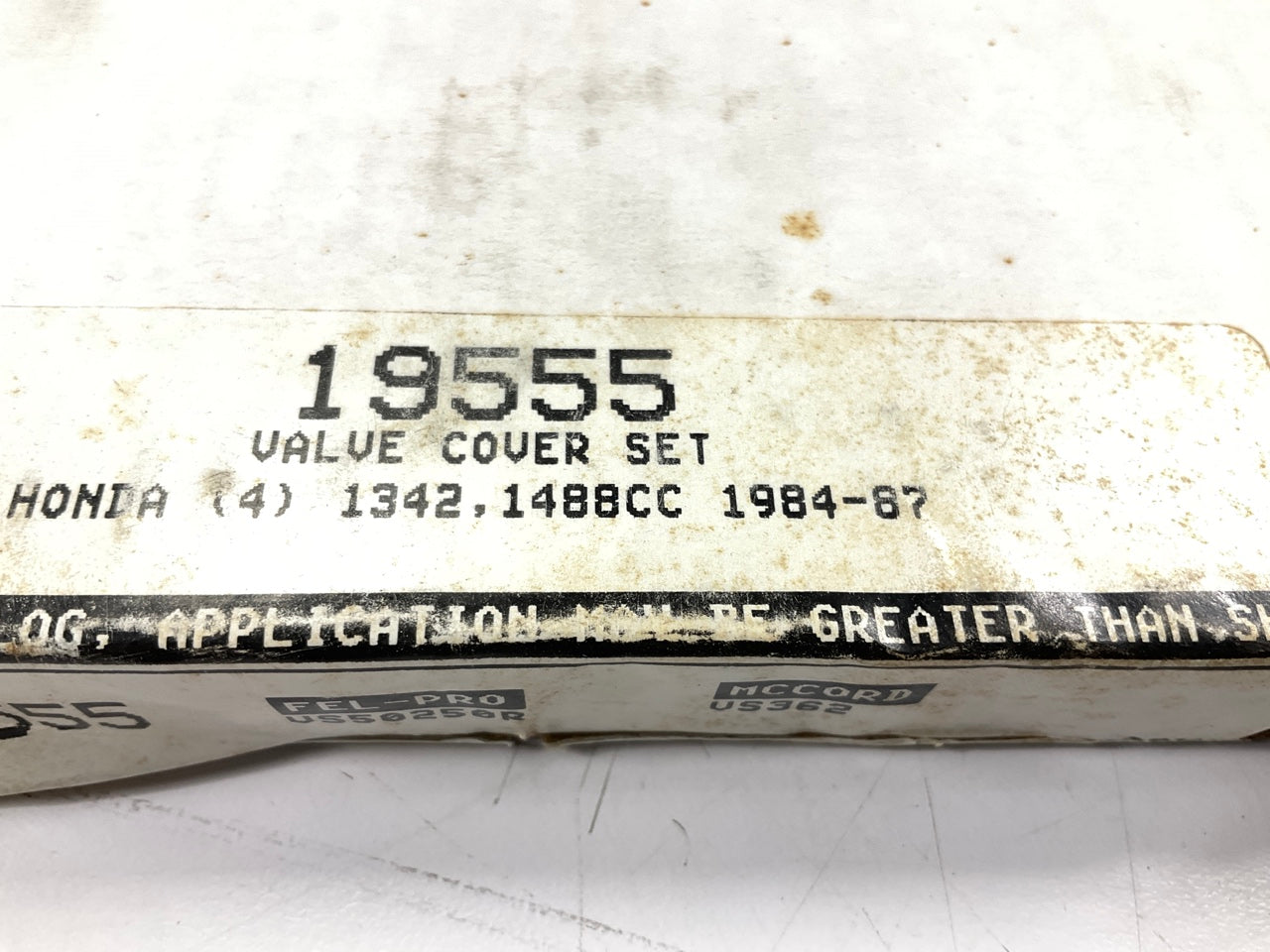 Detroit Gasket 19555 Valve Cover Gasket For 1984-1986 Honda Civic 1.3L 1.5L-L4