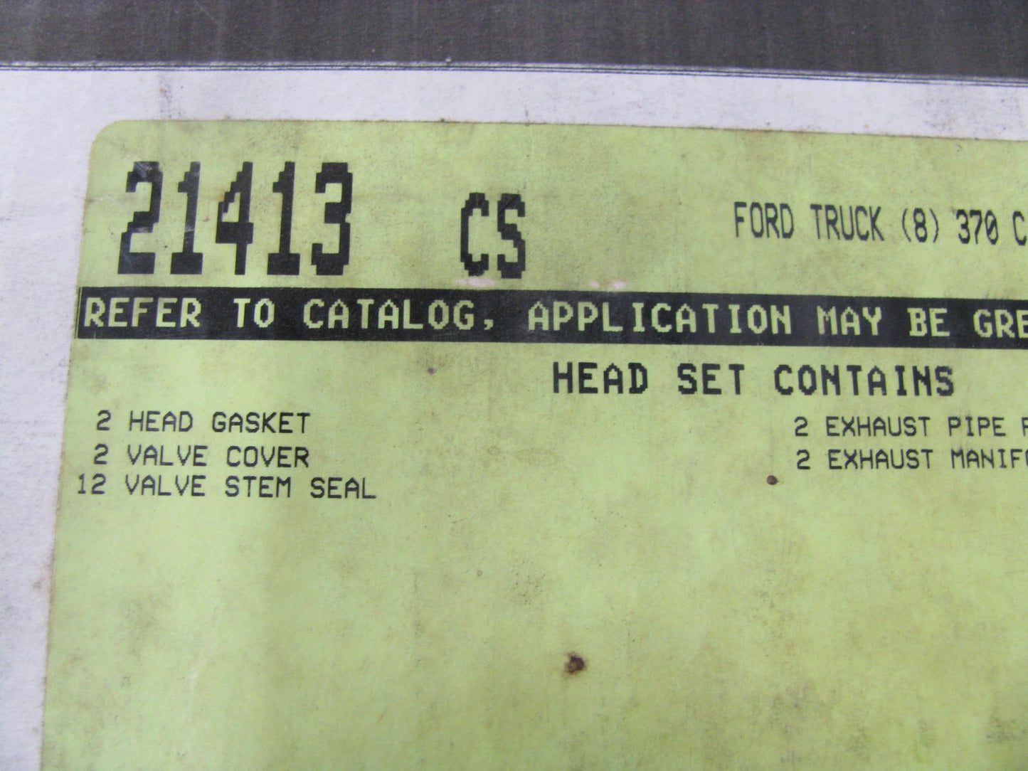 Detroit Gasket 21413CS Cylinder Head Gasket Set 1990-1991 Ford Truck 370 429-V8