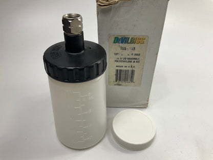 DeVilbiss 120038 TGS-503 Suction Feed Cup, 8 Oz