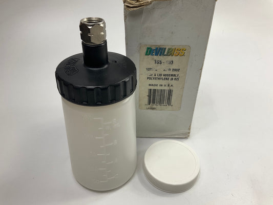DeVilbiss 120038 TGS-503 Suction Feed Cup, 8 Oz