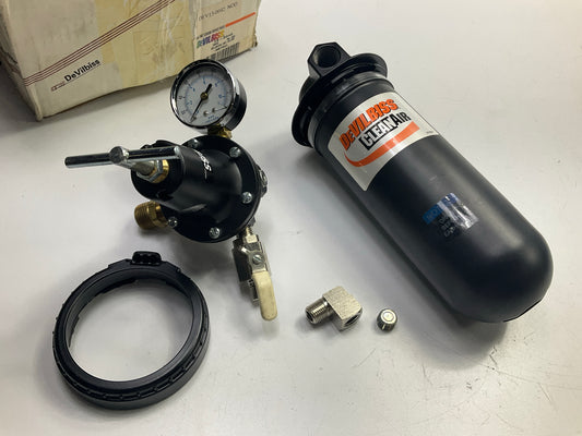 Damaged Gauge See Photo DevilBiss 13-0042 Clean Air Control Unit Air Line Filter