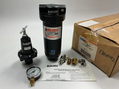 DevilBiss 13-0042 Clean Air Control Unit Air Line Filter, 100 Cfm, 5 Micron