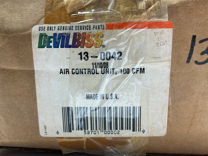 DevilBiss 13-0042 Clean Air Control Unit Air Line Filter, 100 Cfm, 5 Micron