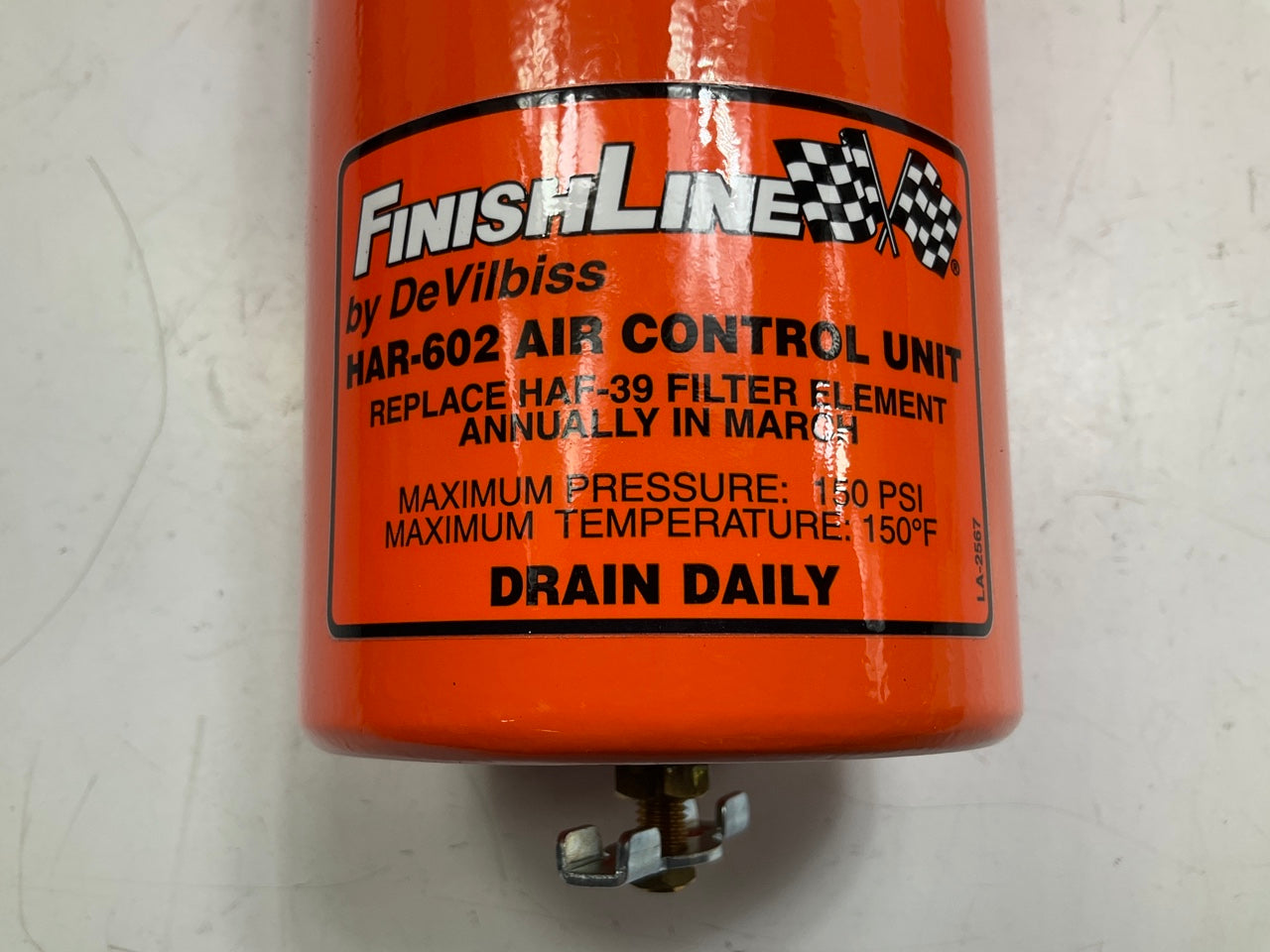 Devilbiss HAR-602 130099  FinishLine 120CFM Air Line Filter W/ 50CFM Regulator