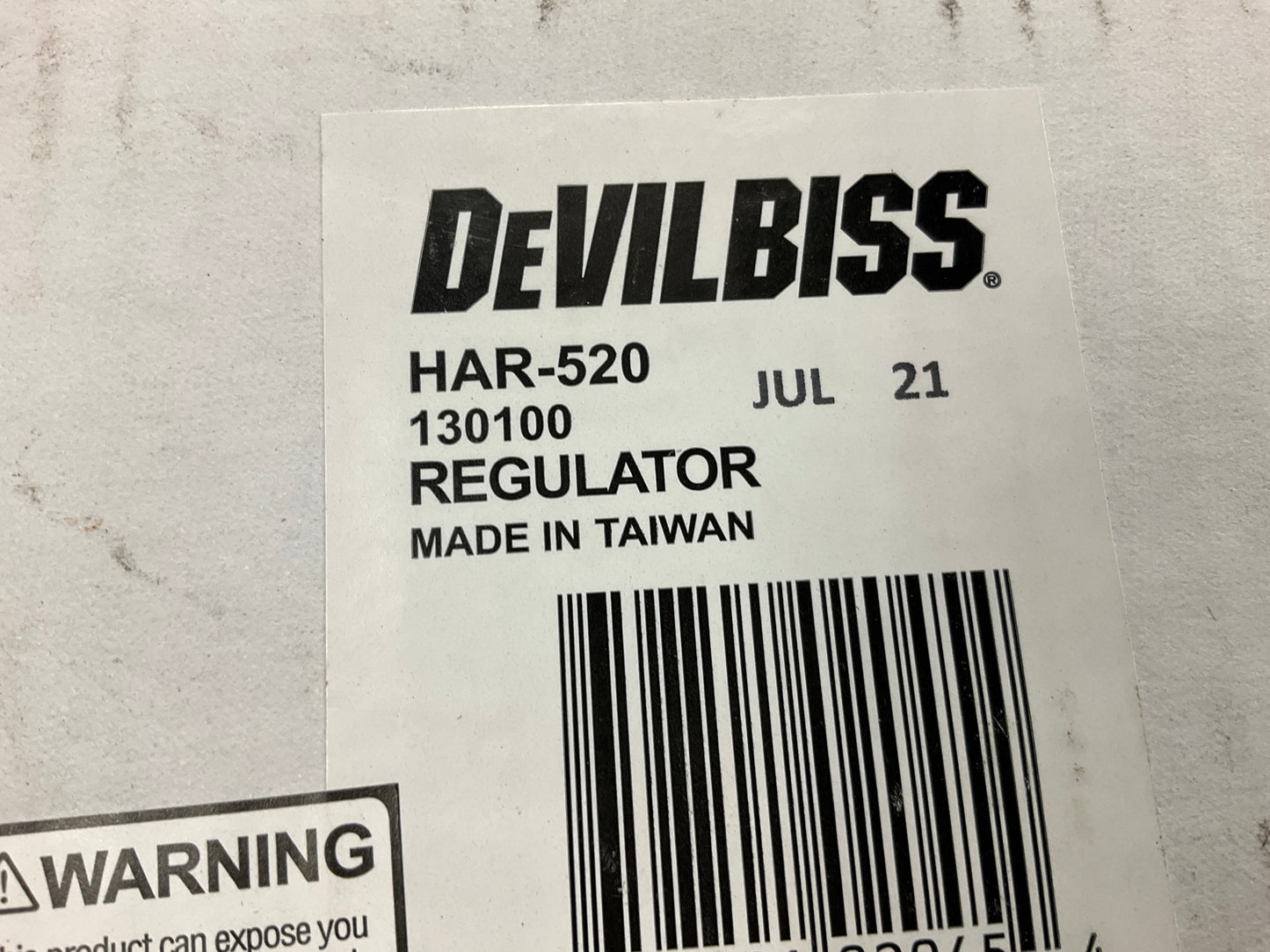 Devilbiss 130100 / HAR-520 50CFM Air Control Unit Air Regulator
