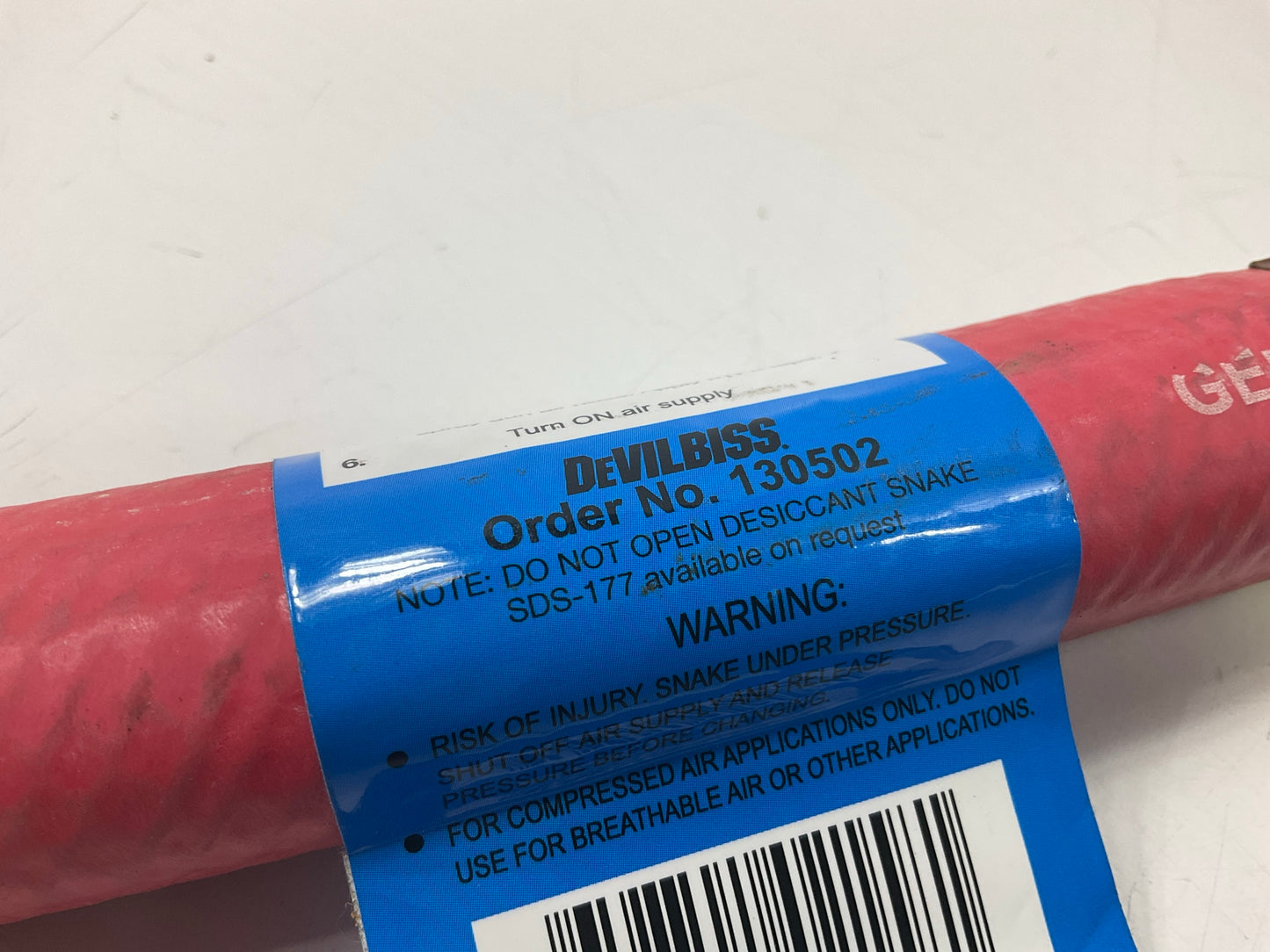 DeVilbiss 130502 CAMAIR 'Desiccant Snake' DS20 Inline Filter
