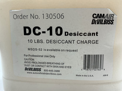 DeVilbiss 130506 DC10 10 Lbs Desiccant Charge, Use With Camair TS-10 Tune-Up Kit