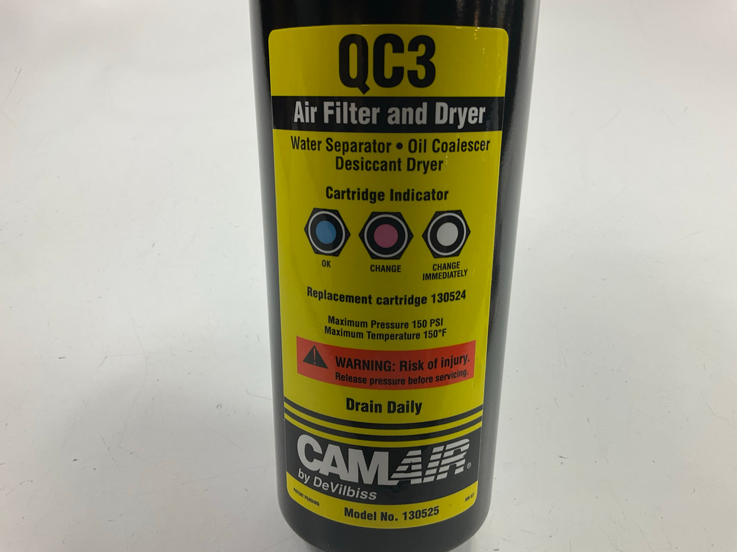 DeVilbiss 130525 QC3 Air Filter And Dryer Kit