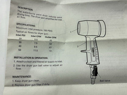 DeVilbiss 130530 Handheld CamAir Waterborne Paint Dryer Gun